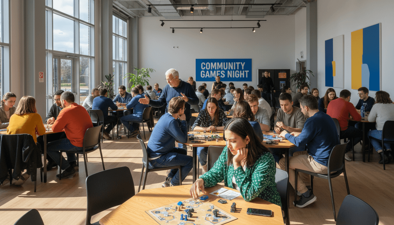 Young chess players concentrating on their game in a supportive learning environment